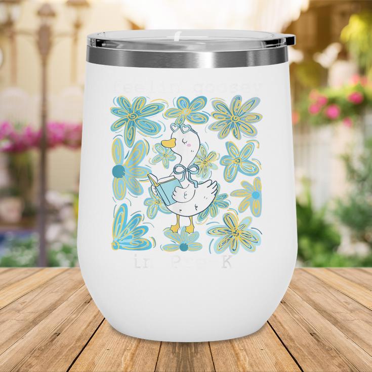 Silly Goose Back To School Feelin’ Goosey Pre-K Wine Tumbler