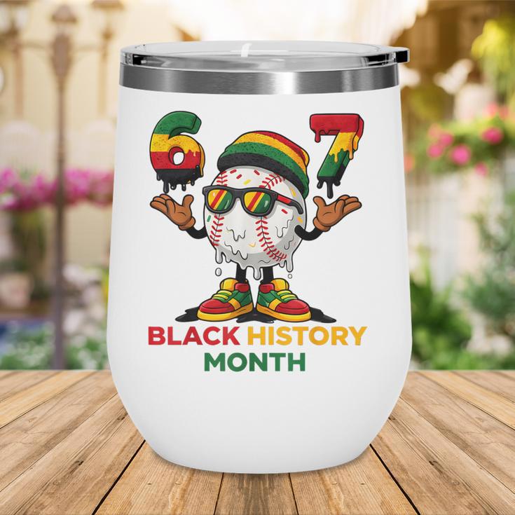 Six Seven History Month Baseball Drip Sports Wine Tumbler