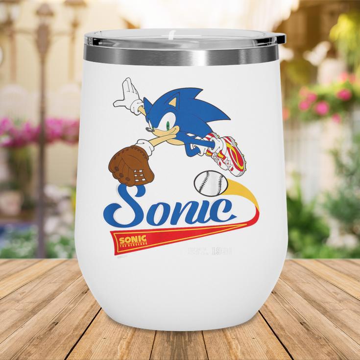Sonic The Hedgehog Sonic Baseball Est 1991 Wine Tumbler Sonic The Hedgehog Sonic Baseball Est 1991 Wine Tumbler