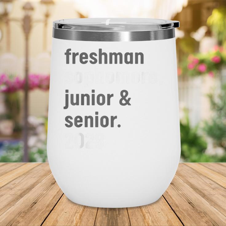 Sophomore Class Of 2028 Shirt Back To School High School Tee Wine Tumbler