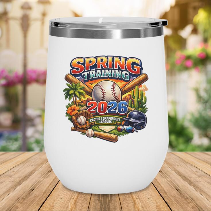 Spring Training 2026 Baseball Fan Retro Palm Cactus Premium Tri-Blend Wine Tumbler Spring Training 2026 Baseball Fan Retro Palm Cactus Premium Tri-Blend Wine Tumbler