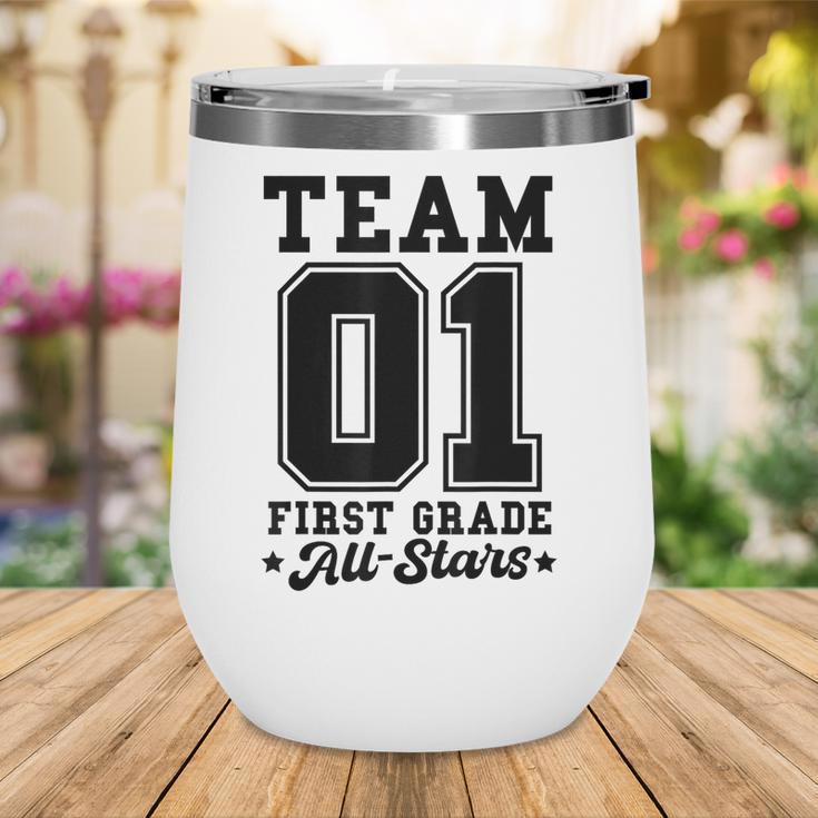 Team 1st Grade All-Stars Back To School Sports Jersey Wine Tumbler Team 1st Grade All-Stars Back To School Sports Jersey Wine Tumbler