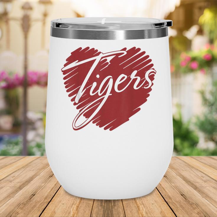 Tigers Heart Back To School Spirit M Wine Tumbler Tigers Heart Back To School Spirit M Wine Tumbler