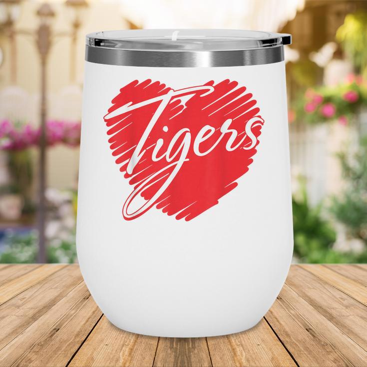 Tigers Heart Back To School Spirit R Wine Tumbler