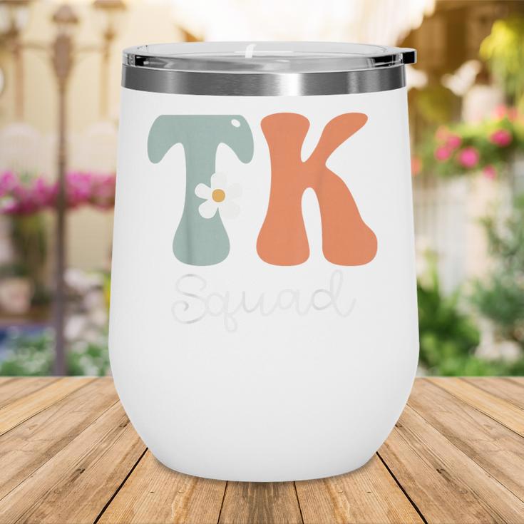 TK Squad Groovy Women Appreciation Day Hello Back To School Wine Tumbler TK Squad Groovy Women Appreciation Day Hello Back To School Wine Tumbler
