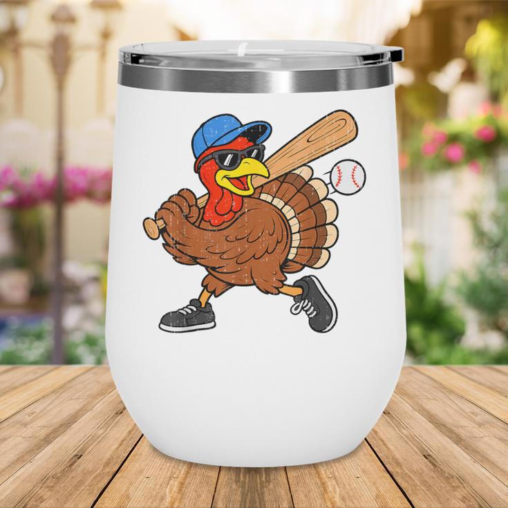 Turkey Baseball Thanksgiving Sports Humor Men Boy Kids Wine Tumbler Turkey Baseball Thanksgiving Sports Humor Men Boy Kids Wine Tumbler