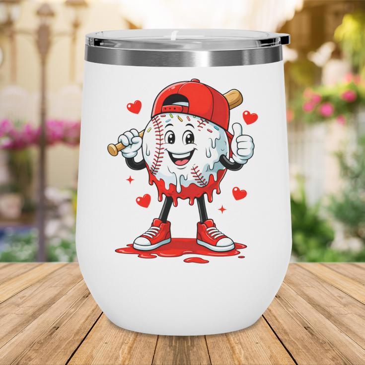 Valentine Baseball Heart Sports Men Boys Kid Wine Tumbler Valentine Baseball Heart Sports Men Boys Kid Wine Tumbler