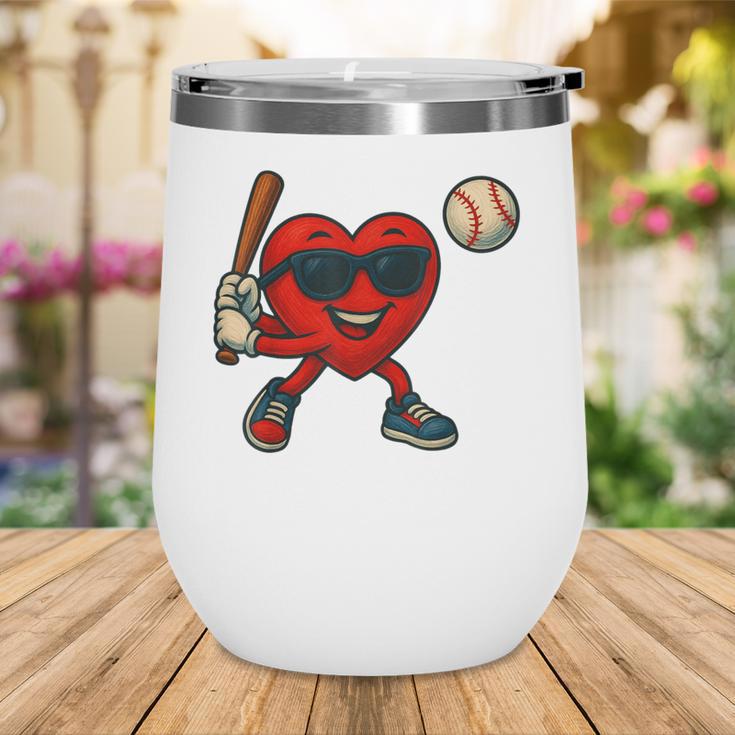 Valentines Day Baseball Red Heart Love Boys Kids Tee Wine Tumbler Valentines Day Baseball Red Heart Love Boys Kids Tee Wine Tumbler