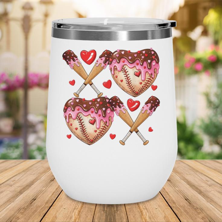Valentines Day Drip Heart Baseball XOXO Boys Kids Men Sport Wine Tumbler Valentines Day Drip Heart Baseball XOXO Boys Kids Men Sport Wine Tumbler