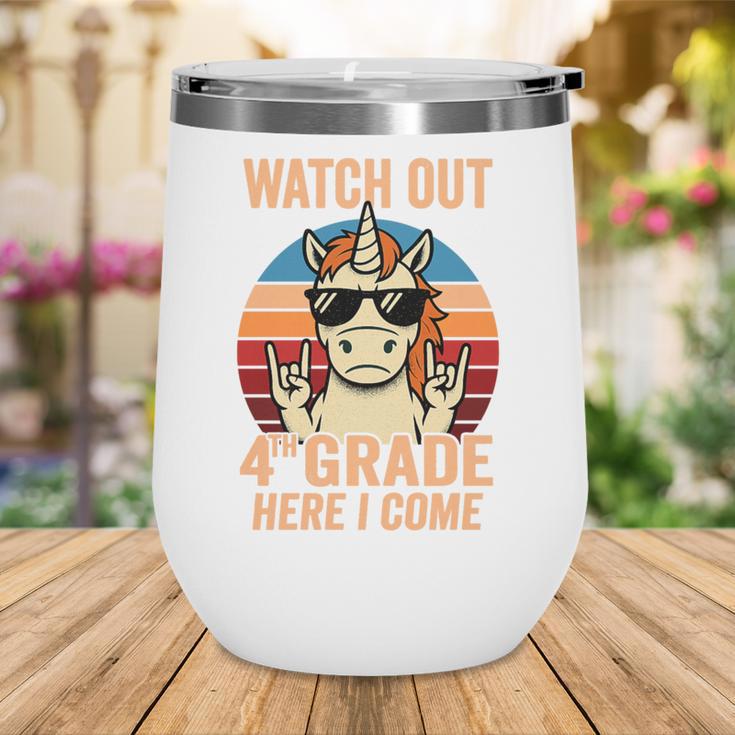Watch Out Fourth Grade 2026 Back To School 4th Grade Boys Premium Tri-Blend Wine Tumbler