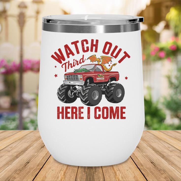 Watch Out Third Here I Came Dragon Back To School Summer Tee Wine Tumbler Watch Out Third Here I Came Dragon Back To School Summer Tee Wine Tumbler