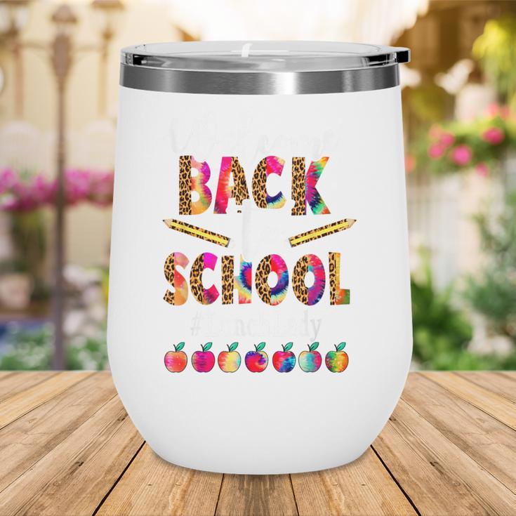 Welcome Back To School Lunch Lady Leopard On First Day Of School Wine Tumbler Welcome Back To School Lunch Lady Leopard On First Day Of School Wine Tumbler