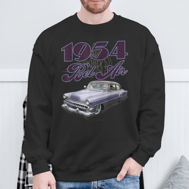 1954 Belair Low Rider Kustom リードそり ホットロッド マッスルカー スウェットシャツ 高齢者への贈り物
