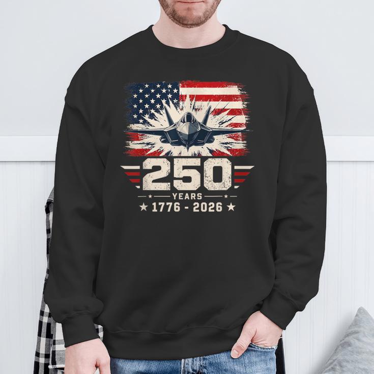 250Th Anniversary Usa Patriotic 250 Years American 4Th July スウェットシャツ 高齢者への贈り物