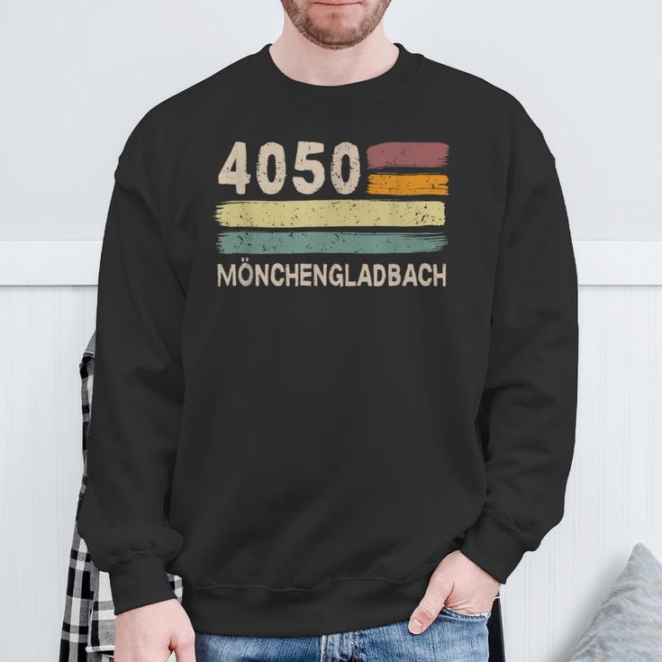 4050 Mönchengladbach レトロ郵便番号 ビンテージ スウェットシャツ 高齢者への贈り物