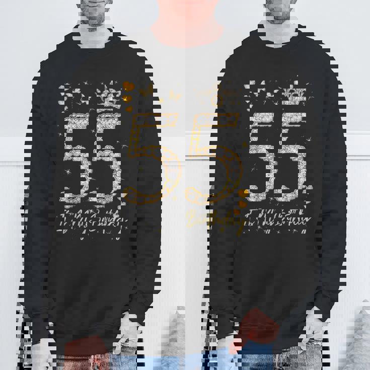 55 It's My Birthday、It's My 55Th Birthday、55歳 スウェットシャツ 高齢者への贈り物