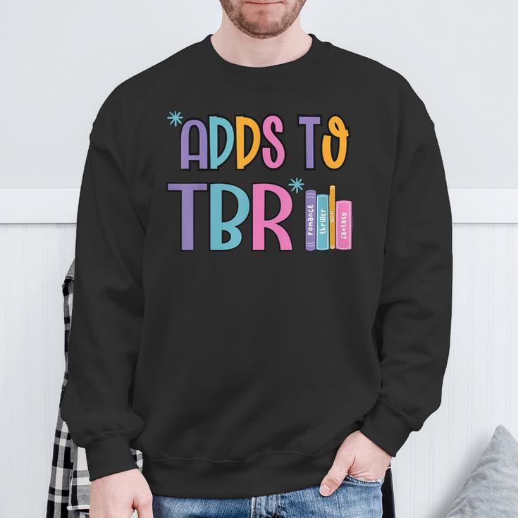 Adds To TBR Book Lover Tee Sweatshirt Gifts for Old Men