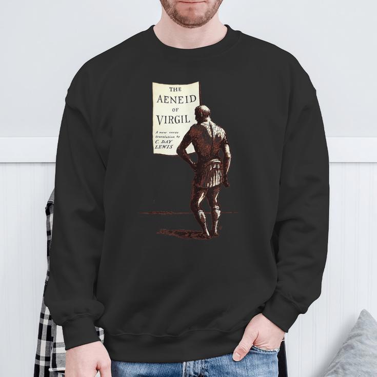 The Aeneid Virgil Vintage Book Cover Sweatshirt Gifts for Old Men