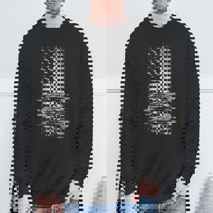 Alligator Gar Usa レトロ ヴィンテージ アメリカン ガーフィッシュ ガーパイク スウェットシャツ 高齢者への贈り物