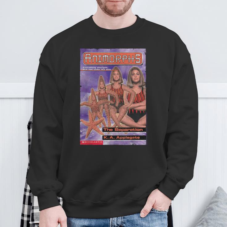 Animorphs The Separation Starfish Transformation Book Cover Sweatshirt Gifts for Old Men