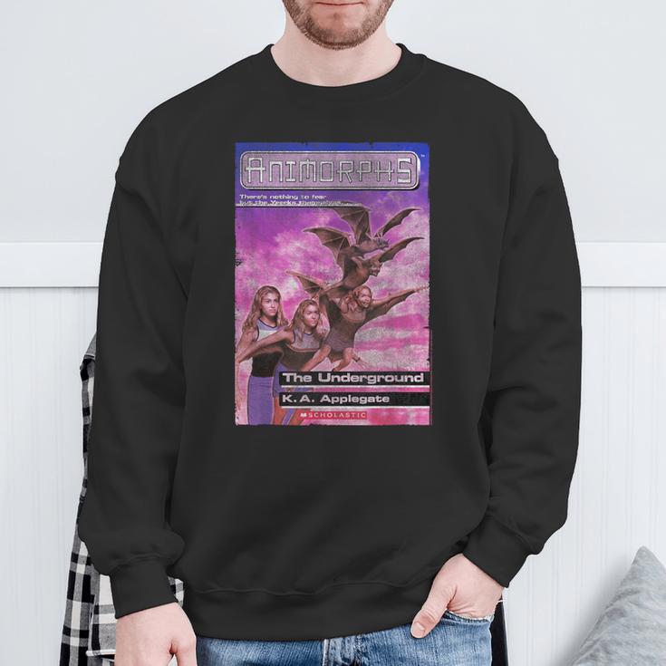 Animorphs The Underground Bat Transformation Book Cover Sweatshirt Gifts for Old Men