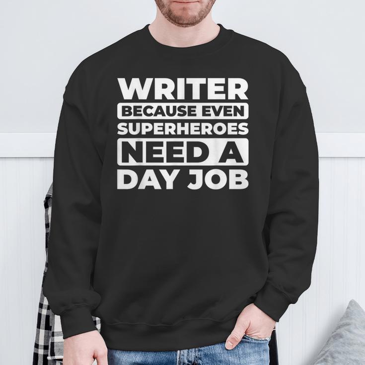 Author Writer Novelist Poetry Book Sweatshirt Gifts for Old Men