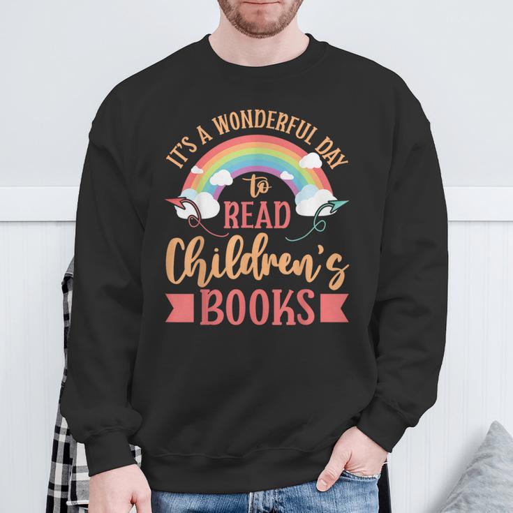 Avid Reader Children's Books Sweatshirt Gifts for Old Men Avid Reader Children's Books Sweatshirt Gifts for Old Men