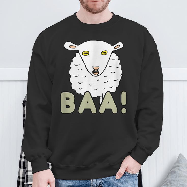 Baa 羊 スウェットシャツ 高齢者への贈り物
