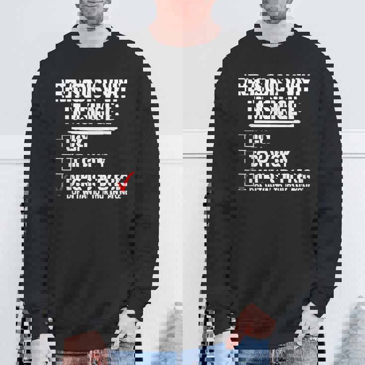 Bachelor メンズ シャツ Rasons Why I'mingle Big Dick Fun スウェットシャツ 高齢者への贈り物