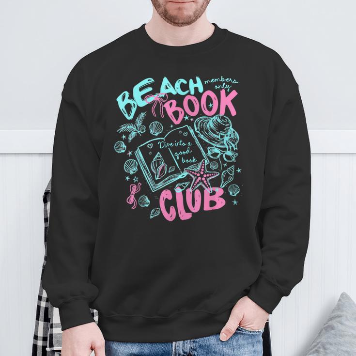Beach Book Club Summer Book Lover Reading Summer Sayin Quote Sweatshirt Gifts for Old Men Beach Book Club Summer Book Lover Reading Summer Sayin Quote Sweatshirt Gifts for Old Men