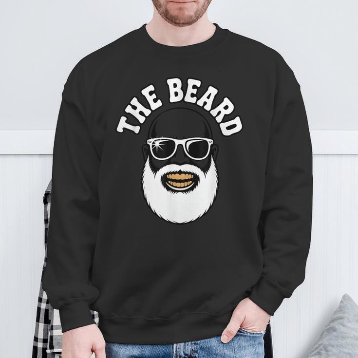 The Beard 白髭 サングラス スカル風 メンズ バーバー スタイル アイコン スウェットシャツ 高齢者への贈り物