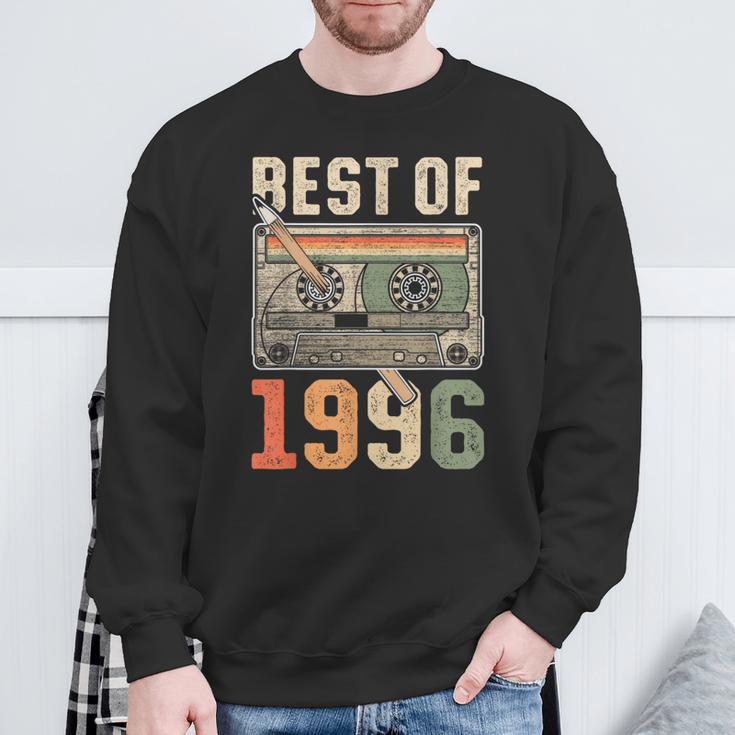 Best Of 1996 オールド・カセット 30歳の誕生日 レトロ スウェットシャツ 高齢者への贈り物