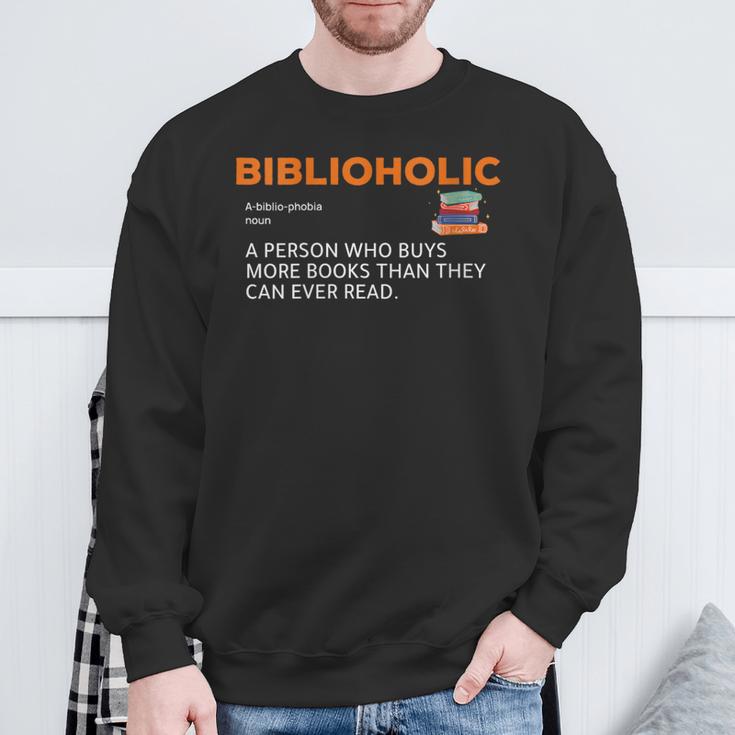 Biblioholic Definition Reading Nerd Book Lovers Geek Sweatshirt Gifts for Old Men Biblioholic Definition Reading Nerd Book Lovers Geek Sweatshirt Gifts for Old Men