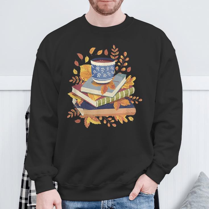 Book & Autumn Fall Lover Bookworm Hello Fall Bookish Reading Sweatshirt Gifts for Old Men Book & Autumn Fall Lover Bookworm Hello Fall Bookish Reading Sweatshirt Gifts for Old Men