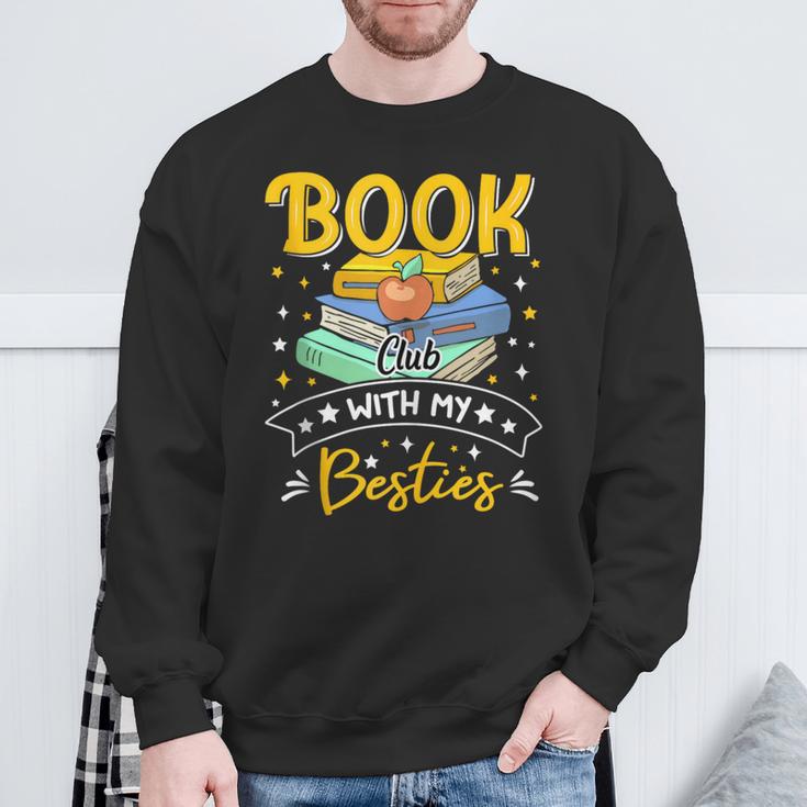 Book Club With My Besties Fun Sweatshirt Gifts for Old Men