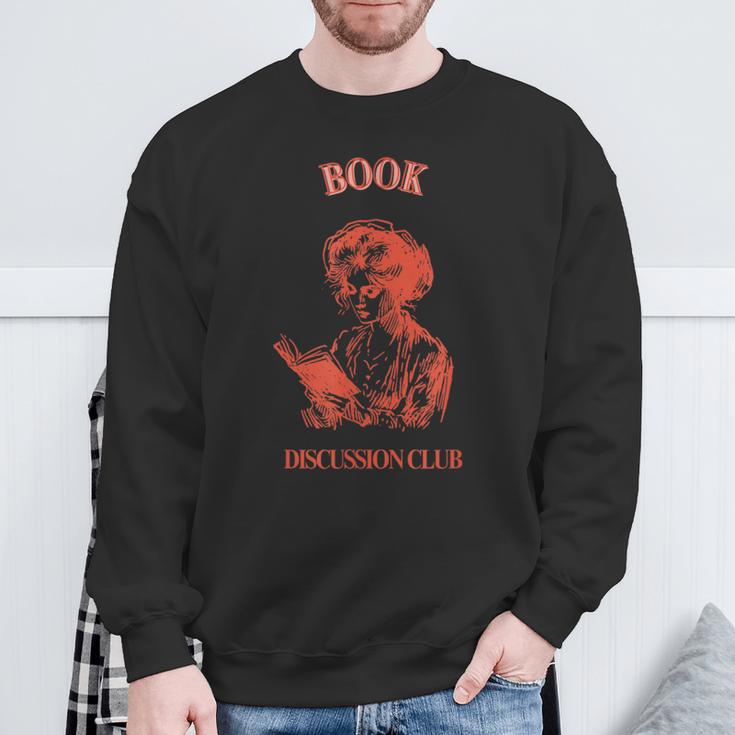 Book Discussion Club Sweatshirt Gifts for Old Men