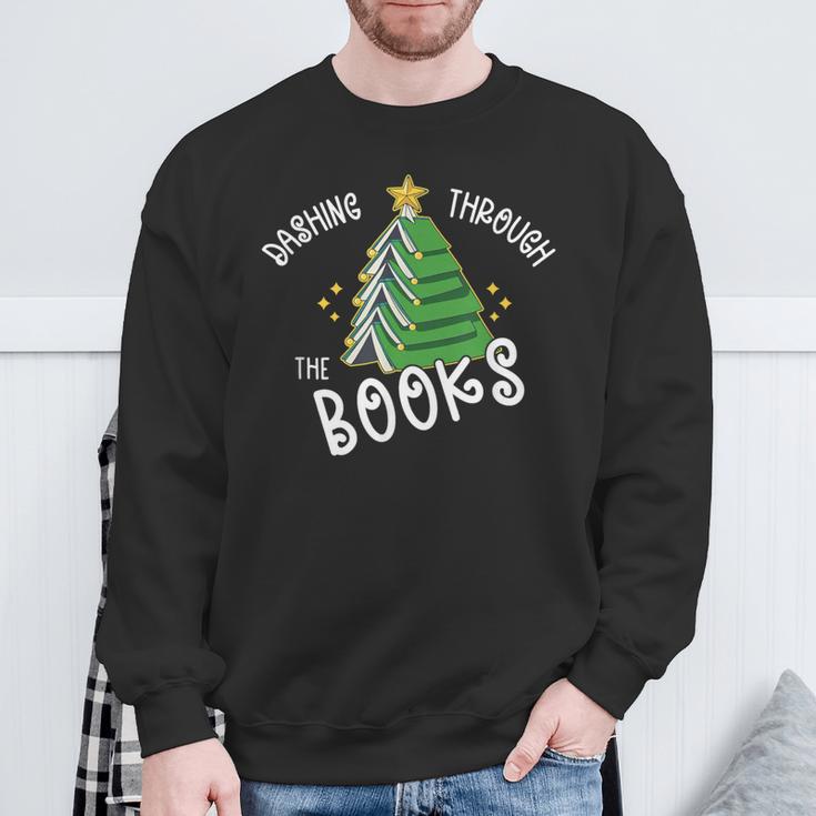 Book Lover Christmas Tree Holiday Reading Love To Read Sweatshirt Gifts for Old Men Book Lover Christmas Tree Holiday Reading Love To Read Sweatshirt Gifts for Old Men