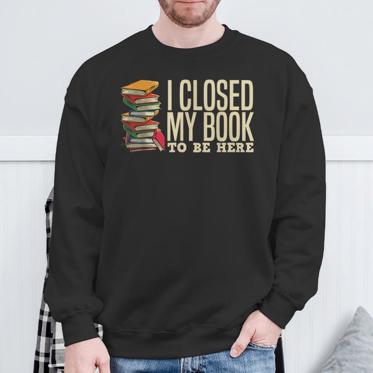 Book Lover For Men Women Reader Cool Librarian Sweatshirt Gifts for Old Men