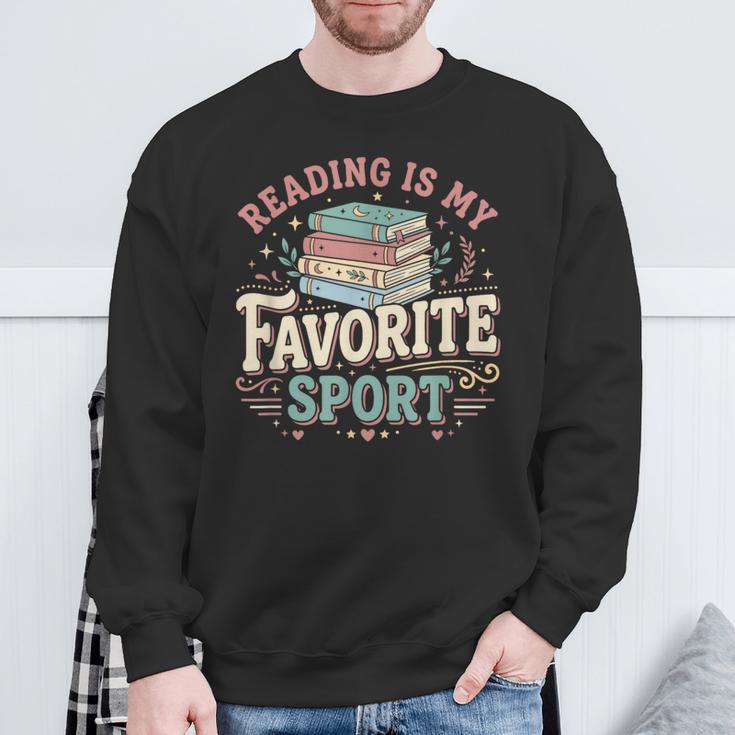 Book Lover Reading Bookworm Bibliophile Book Nerd Sweatshirt Gifts for Old Men