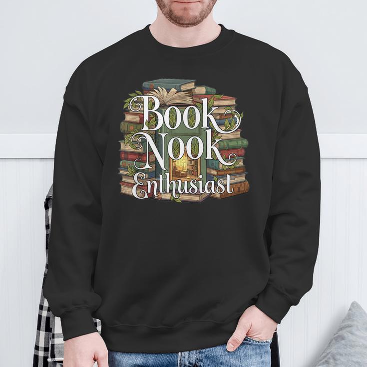 Book Nook Enthusiast Cozy Library Reader Collector Sweatshirt Gifts for Old Men Book Nook Enthusiast Cozy Library Reader Collector Sweatshirt Gifts for Old Men