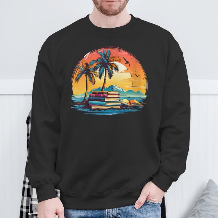 Book Paradise Tropical Island Beach Ocean Summer Reading Sweatshirt Gifts for Old Men Book Paradise Tropical Island Beach Ocean Summer Reading Sweatshirt Gifts for Old Men
