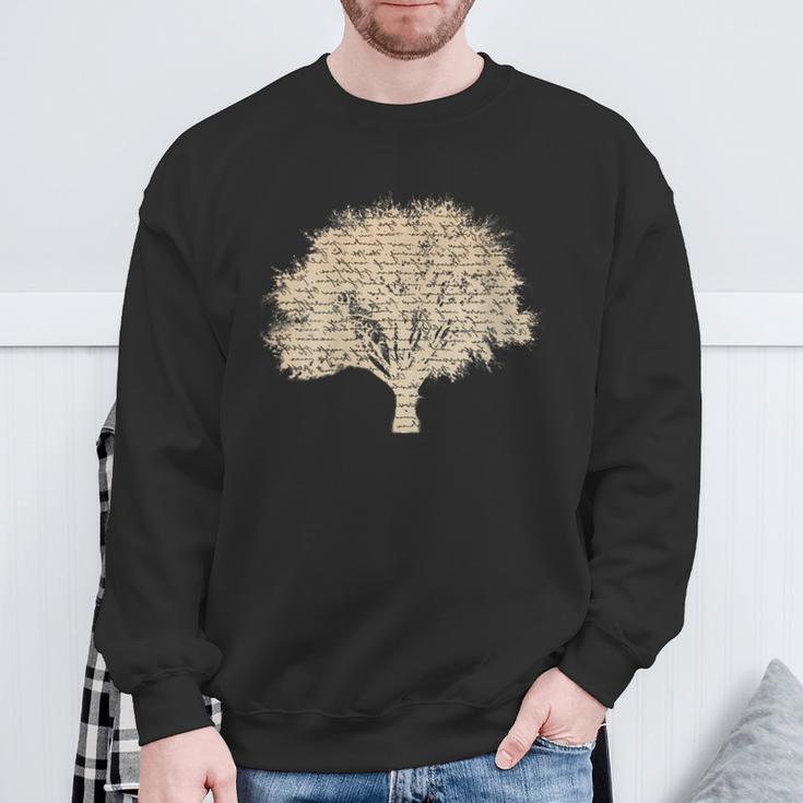Book Tree Fantasy Sweatshirt Gifts for Old Men