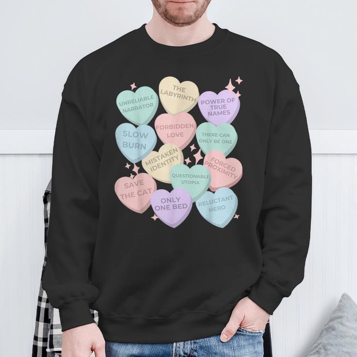 Book Tropes Sweatshirt Gifts for Old Men