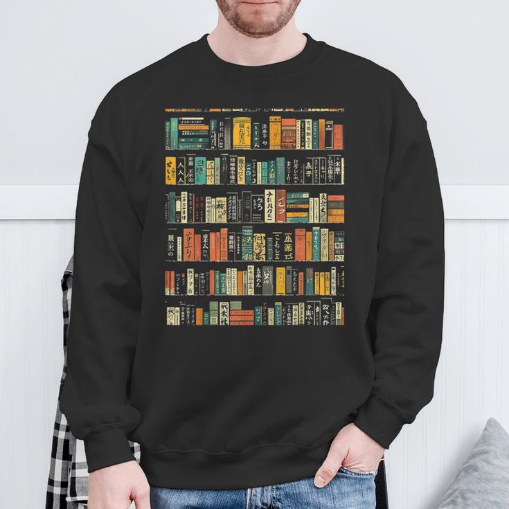 Books Graphic Art Art Books Sweatshirt Gifts for Old Men