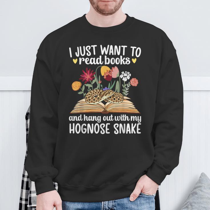 Books And My Hognose Snake Owner Hognose Snake Lover Sweatshirt Gifts for Old Men Books And My Hognose Snake Owner Hognose Snake Lover Sweatshirt Gifts for Old Men