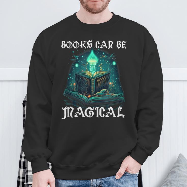 Books Can Be Magical Fun Creative Unique For Readers Sweatshirt Gifts for Old Men Books Can Be Magical Fun Creative Unique For Readers Sweatshirt Gifts for Old Men