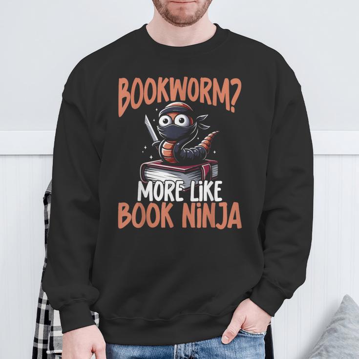 Bookworm For Book Lover Reading Librarian Sweatshirt Gifts for Old Men
