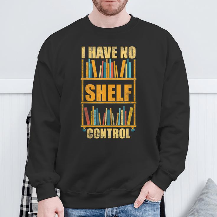 Bookworm Library Librarian Book Nerd Reading Sweatshirt Gifts for Old Men