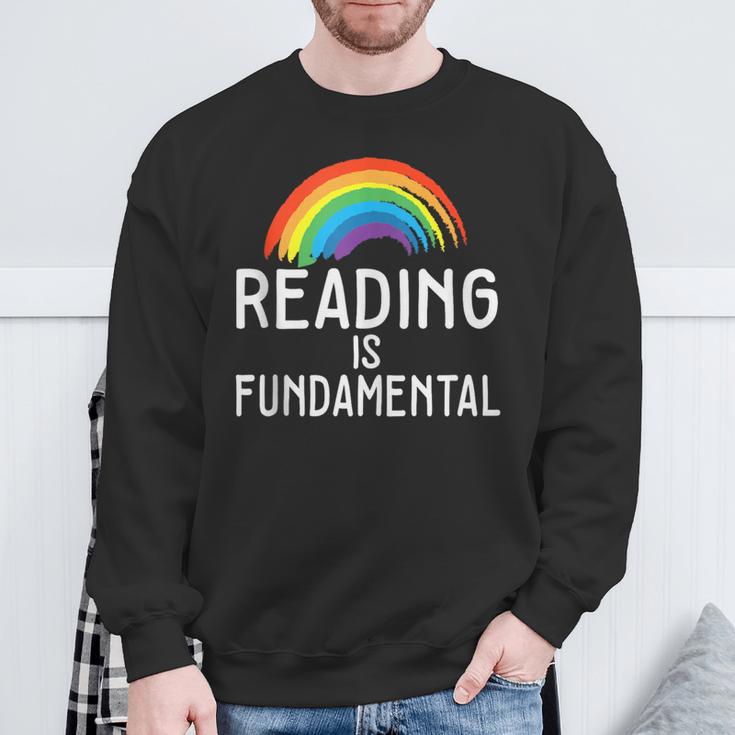 Bookworm Literature I Book Nerd I Reading Is Fundamental Sweatshirt Gifts for Old Men