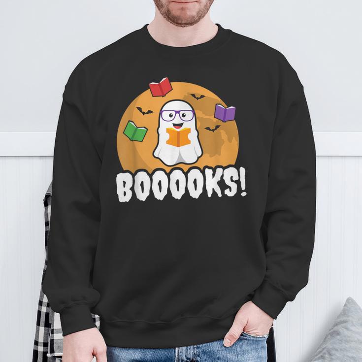 Booooks GhostShirt Boo Read Books Library Sweatshirt Gifts for Old Men Booooks GhostShirt Boo Read Books Library Sweatshirt Gifts for Old Men